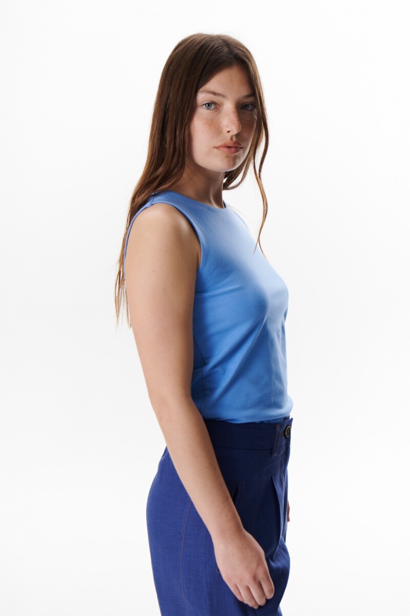 MUSCULOSA DOBLE AZUL