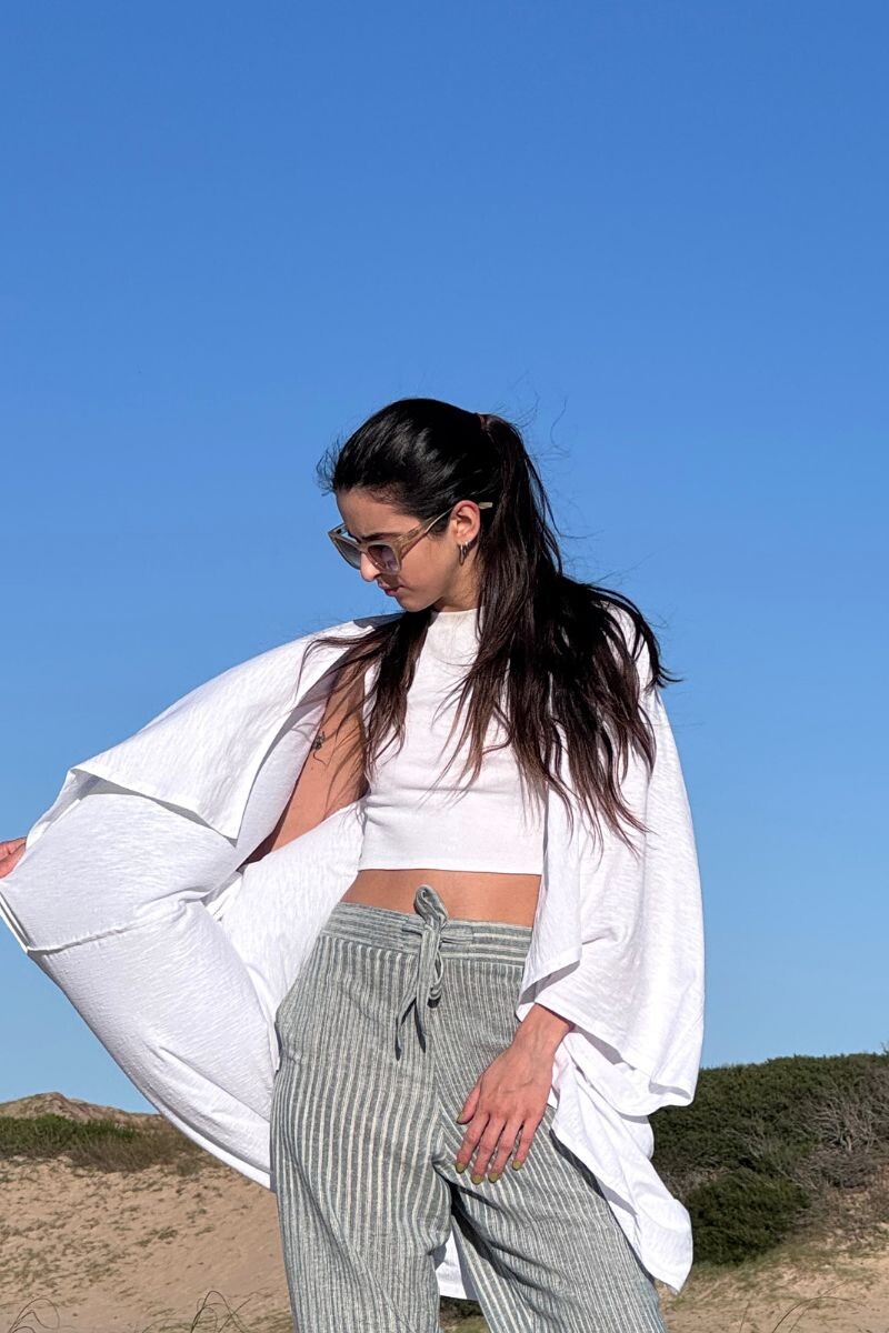 Capa de bambú Blanca