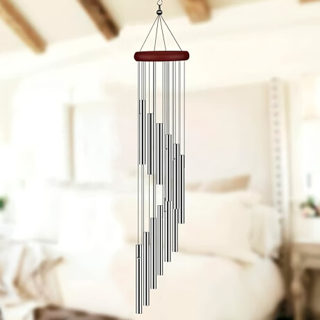 Campana de Viento Glint Plateado