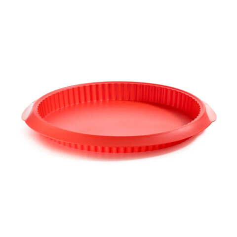 Tartera de Silicona 28 cm Rojo