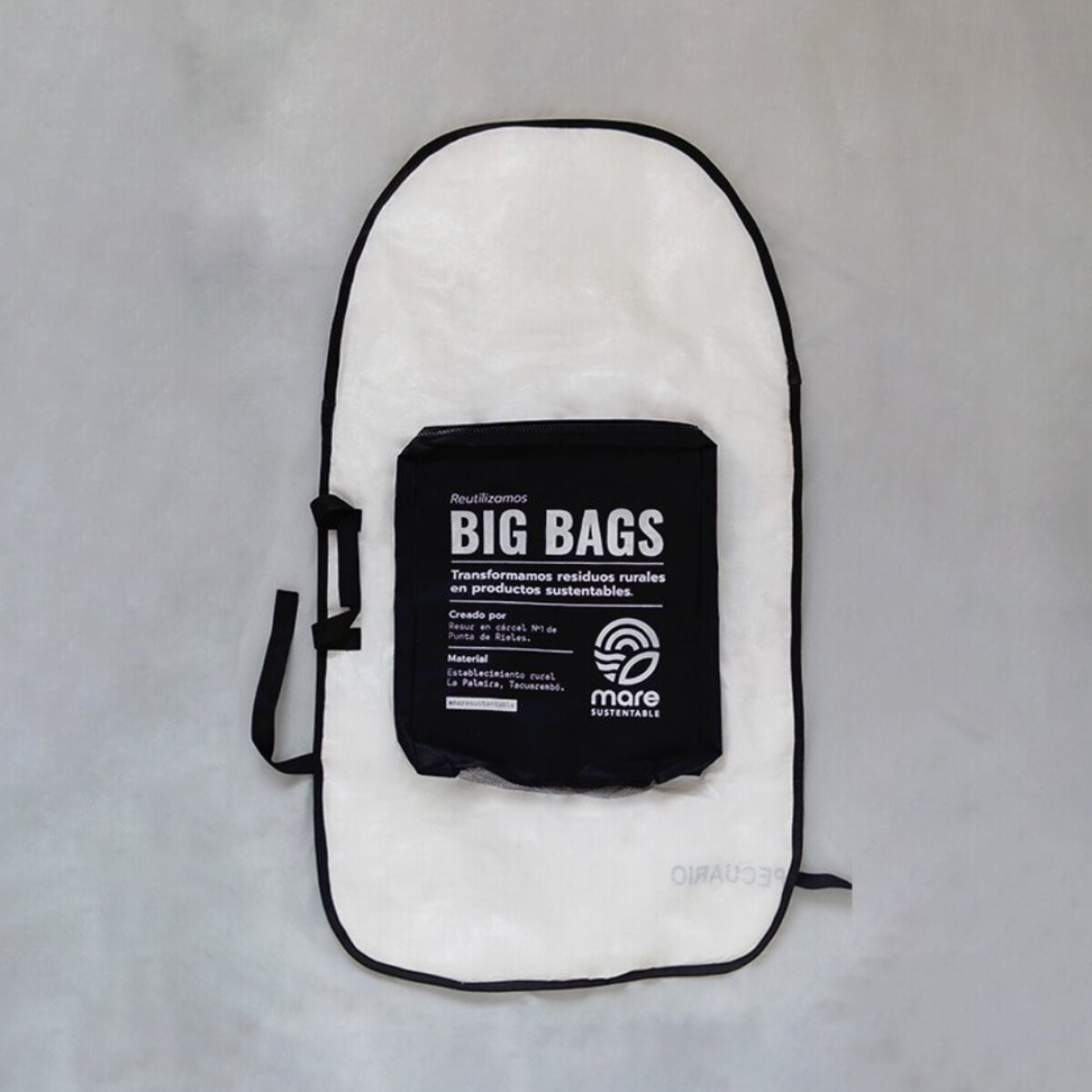 Funda bodyboard Mare Sustentables - Blanca 