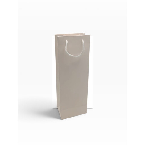 Bolsa de Papel Para Botella Lisas Blanco