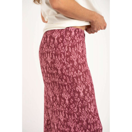 Pantal0n Algod0n Estampado Rosa