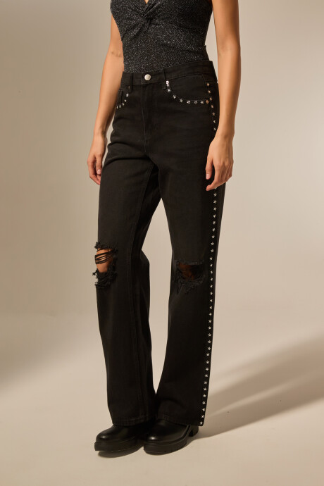 Pantalon Rochie Negro