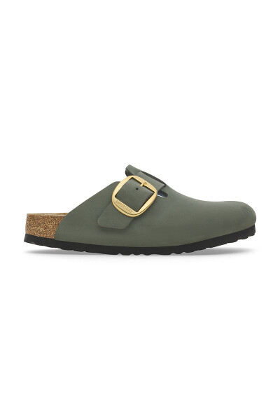 Zueco Boston Big Buckle Lenb - Estrecho Verde