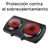 Anafe Punktal PK-PC 02N 2 Discos Termostato Color Negro Anafe Punktal Pk-pc 02n 2 Discos Termostato Color Negro