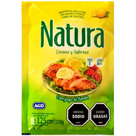 MAYONESA NATURA 125 CC MAYONESA NATURA 125 CC