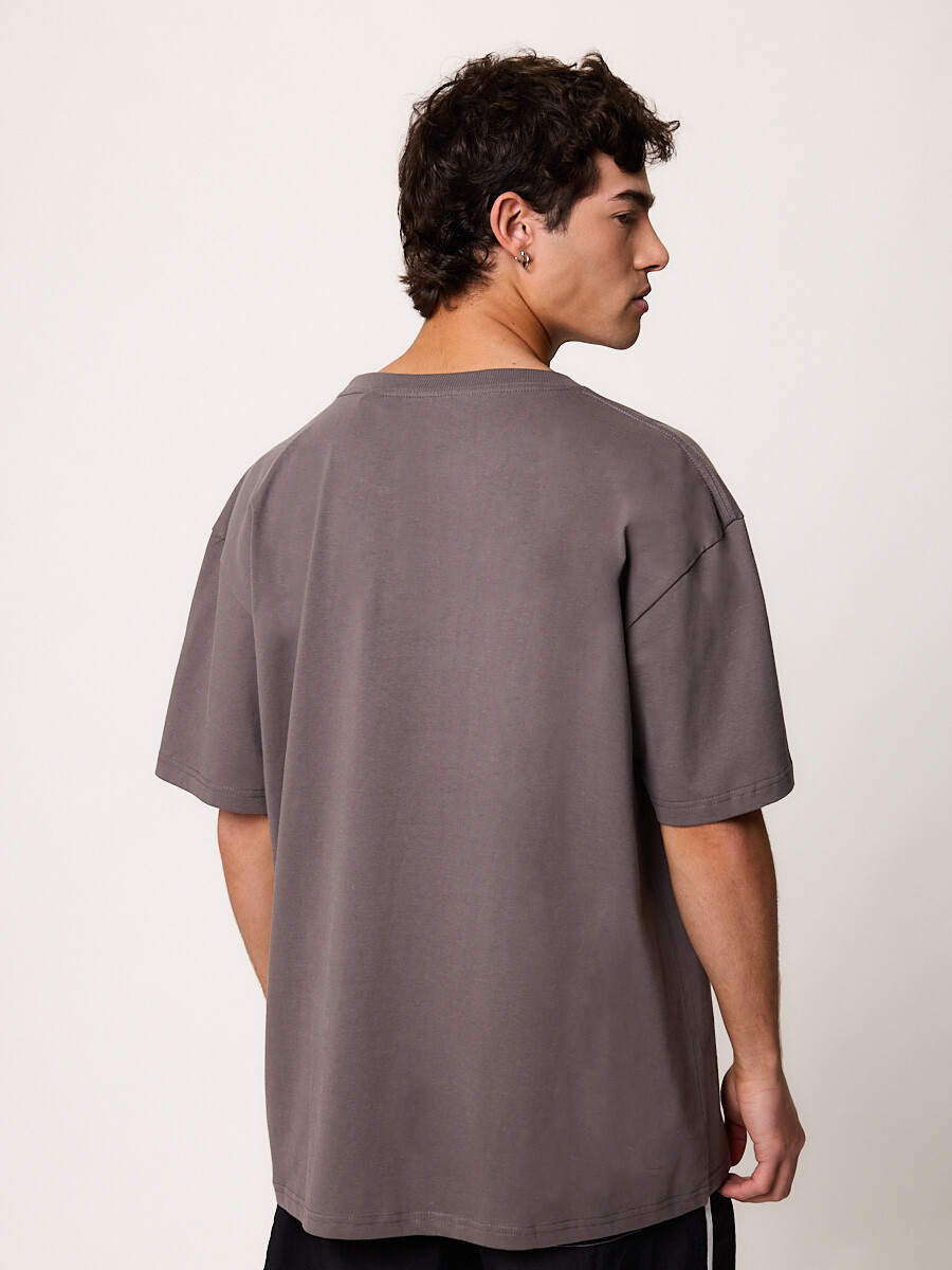 T-SHIRT M/C VIXEO DIXIE Gris Piedra