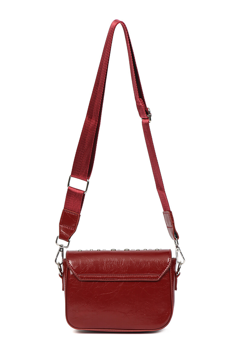 Bandolera Tela Bordeaux