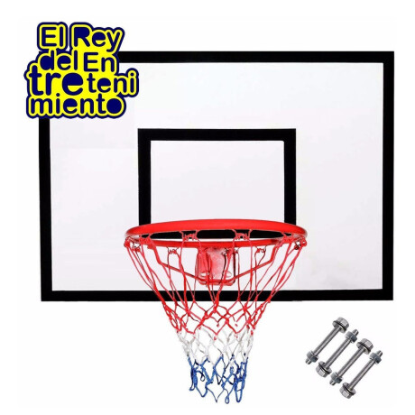 Tablero Basketball Aro Reglame 45+ Red+ Pelota+ Bulon 1