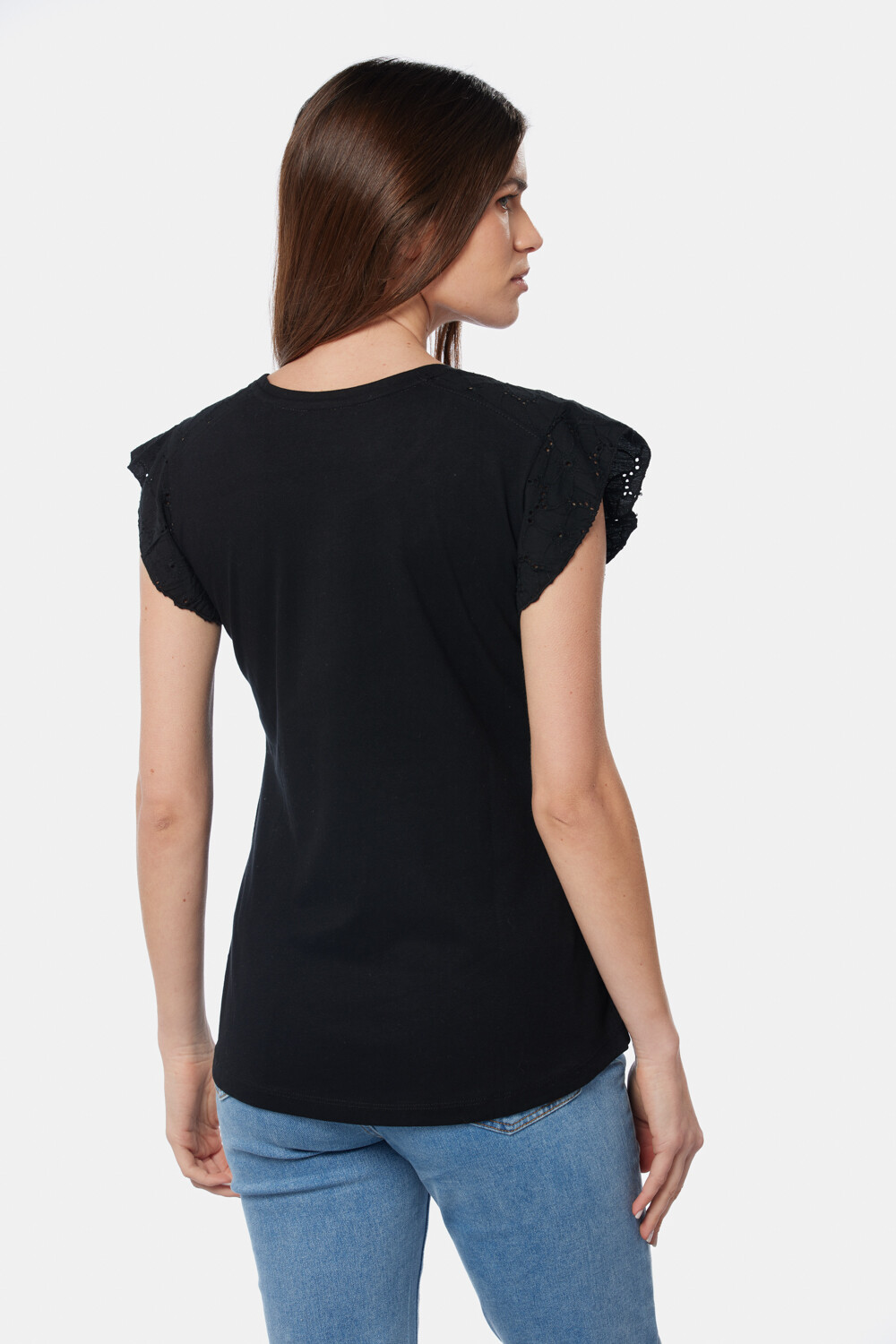 REMERA LISA Negro