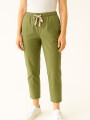 Pantalon Crispulo Verde Oliva Claro
