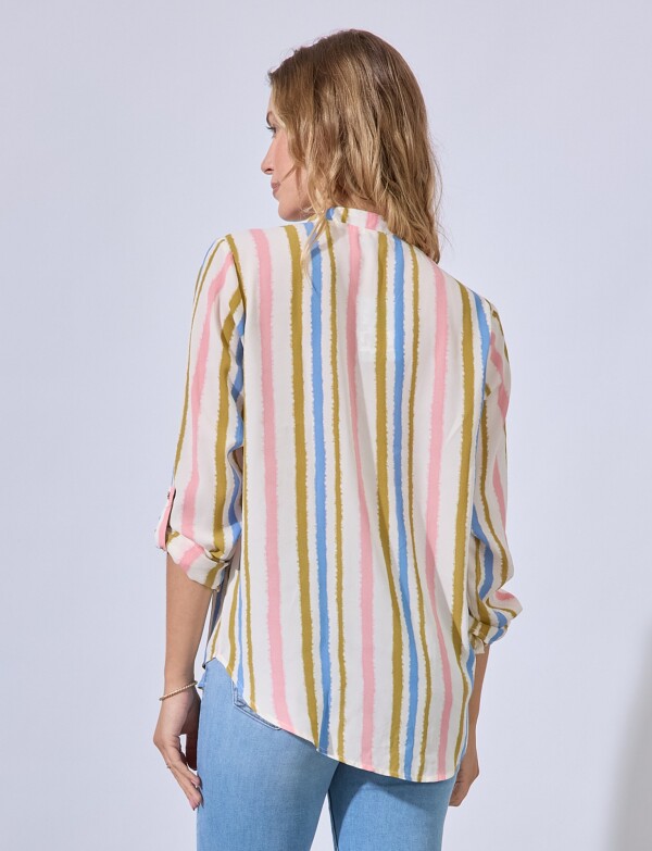 Blusa Lineas CRUDO/MULTI