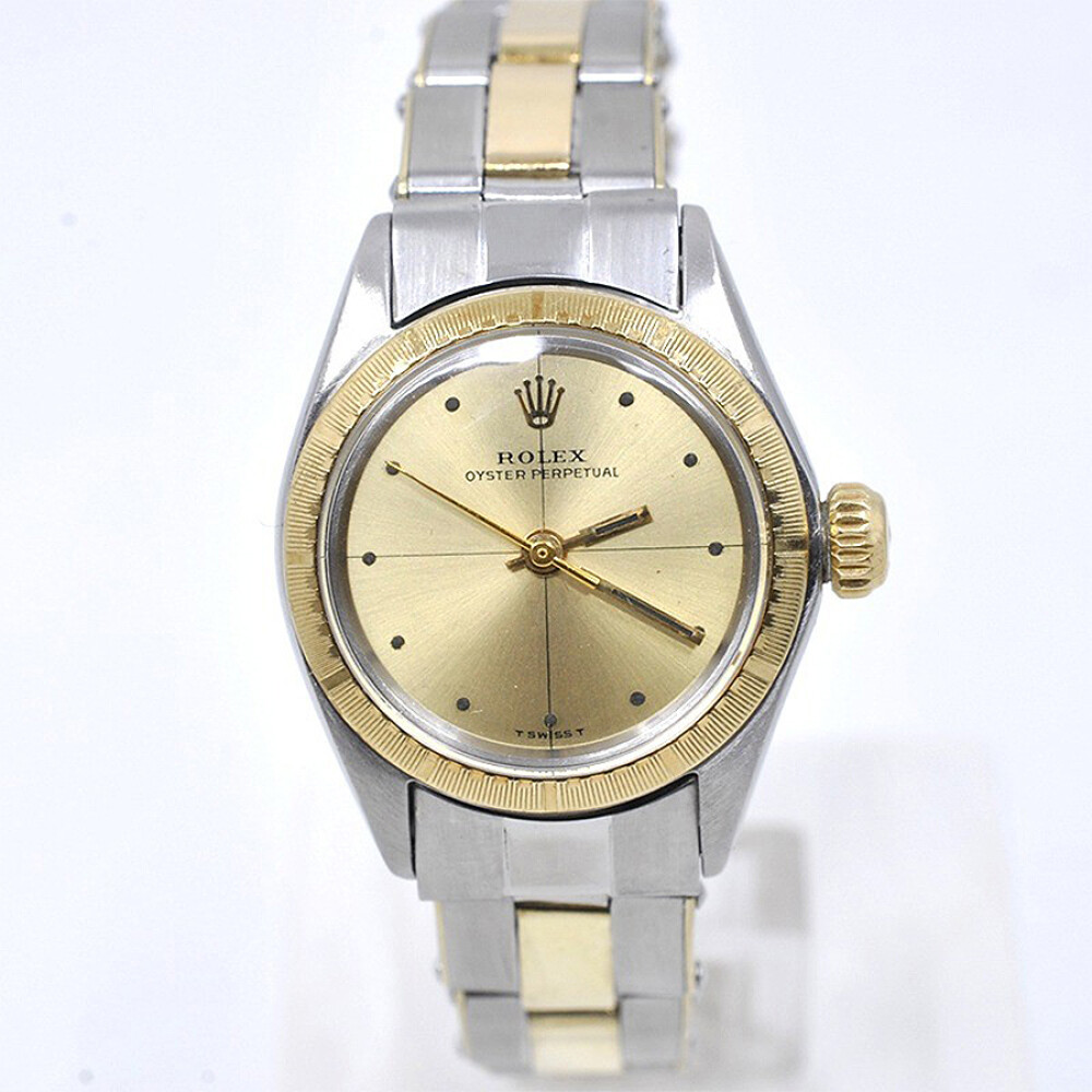 Rolex Oyster Perpetual Lady Zephyr 6804 Año 1968 Caja 5 Mm Acero Y Oro Rolex Oyster Perpetual Lady Zephyr 6804 Año 1968 Caja 5 Mm Acero Y Oro
