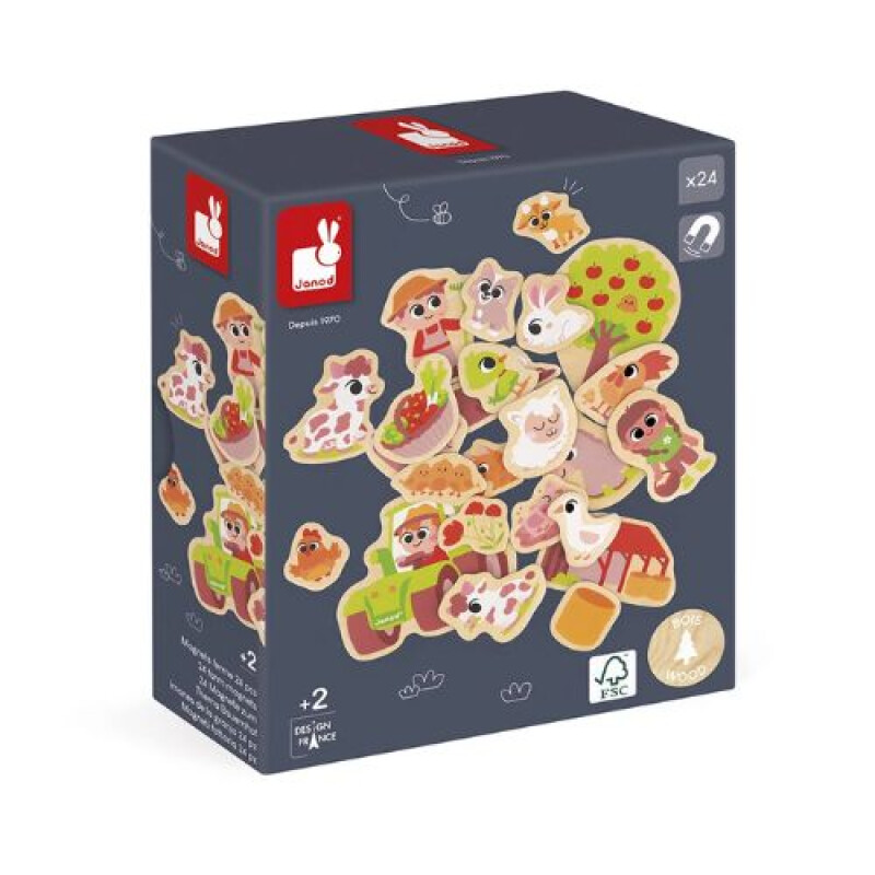 Imanes De Granja x24 - Janod Imanes De Granja X24 - Janod