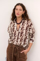 BLUSA HANNA ROCIO MARRON
