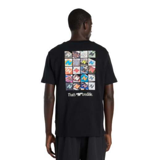 Remera New Balance N Collage - Negro Remera New Balance N Collage - Negro