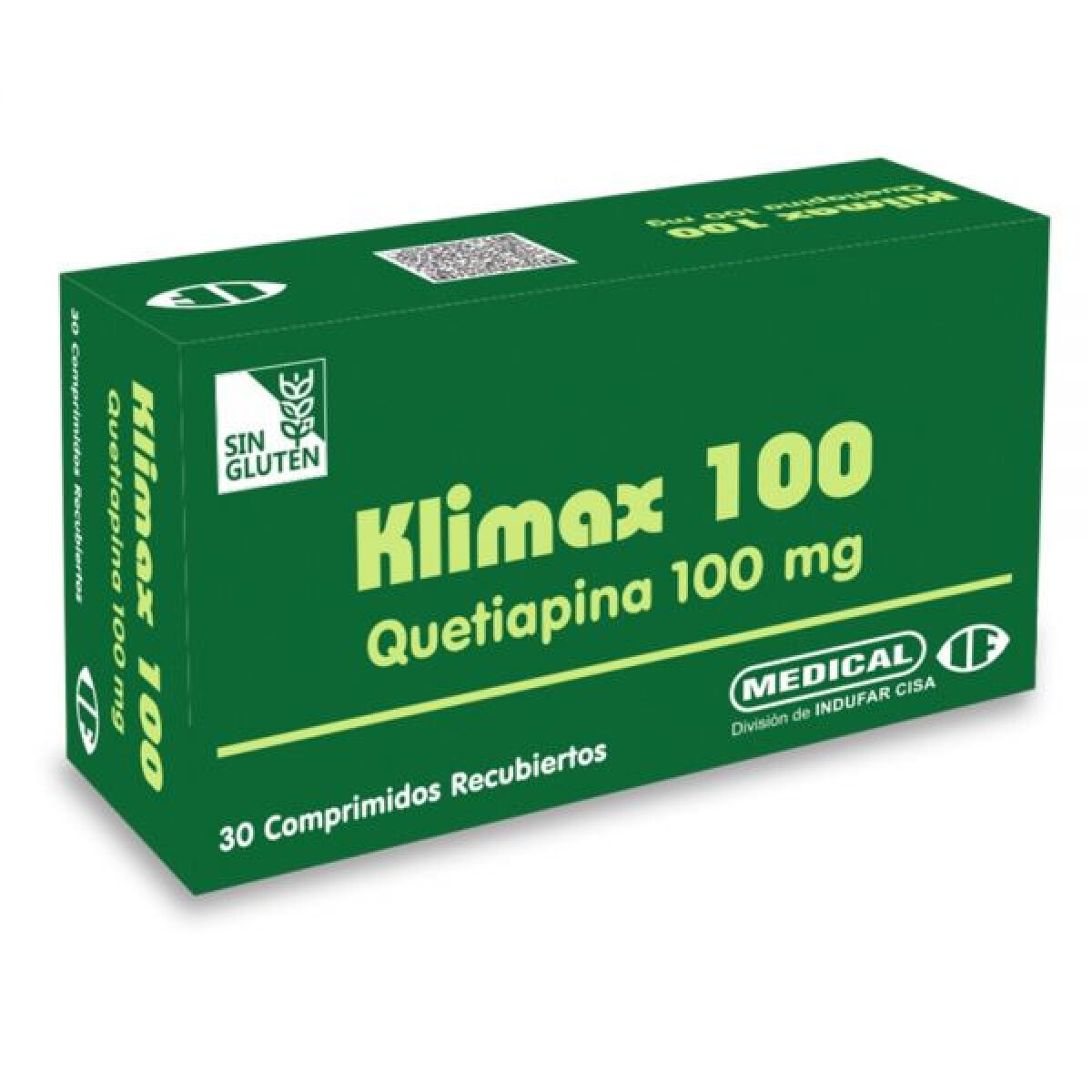 KLIMAX 100 QUETIAPINA CJ X 30 COMP. REC 