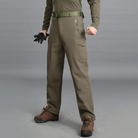 Pantalón táctico en neopreno Piel de Tiburón - Unisex Verde