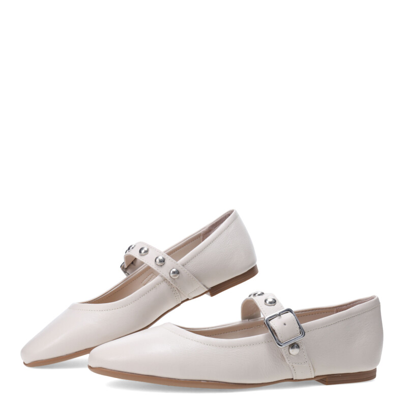 Ballerina de Mujer Bottero Impew Blanco Hueso