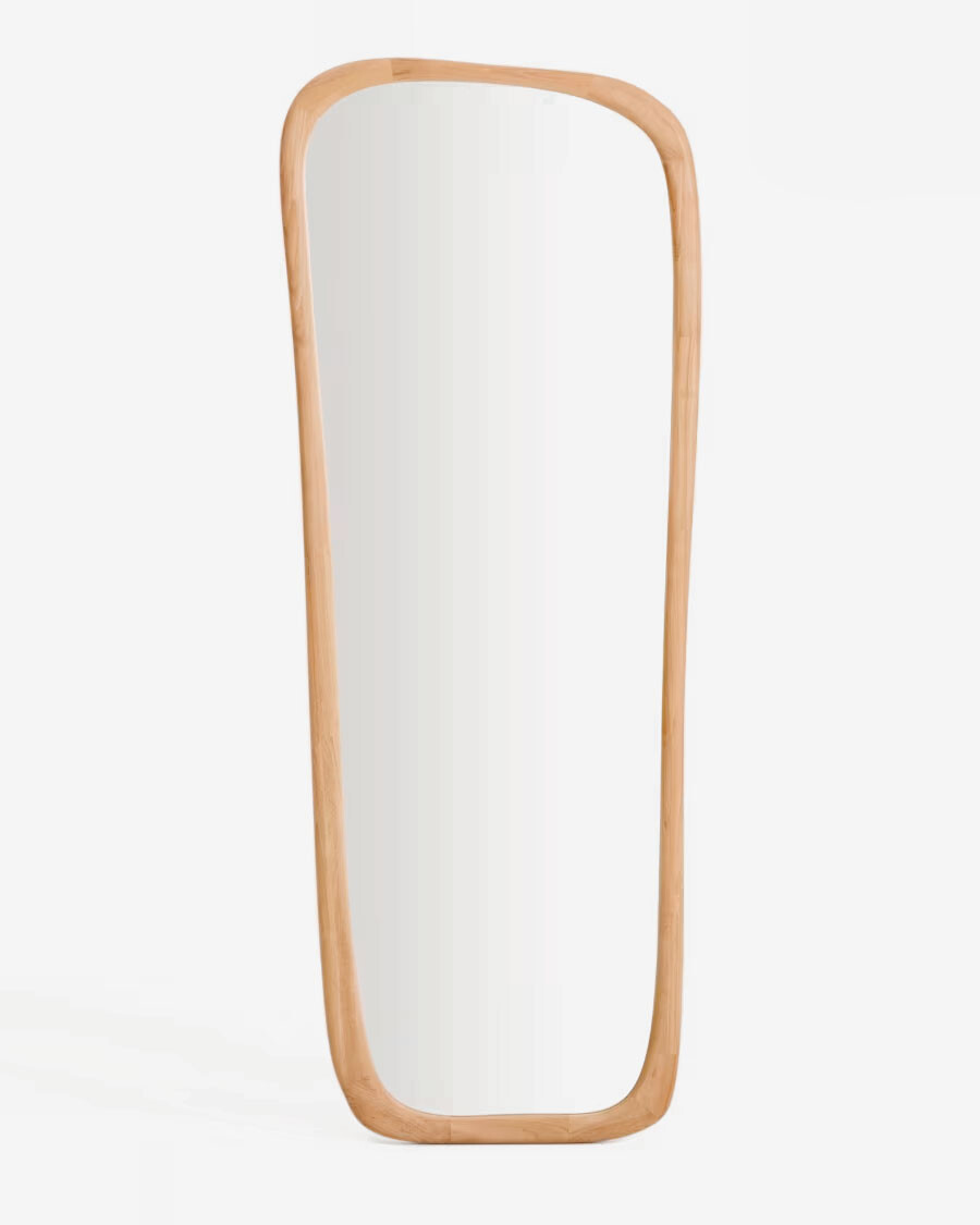 Espejo Alura de madera de teca 158 x 61 cm FSC