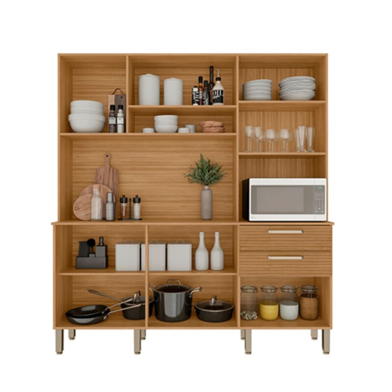 Kit Cocina Ferrara Plus Freijó / Supremo / CP Ripado Freijó Kit Cocina Ferrara Plus Freijó / Supremo / CP Ripado Freijó