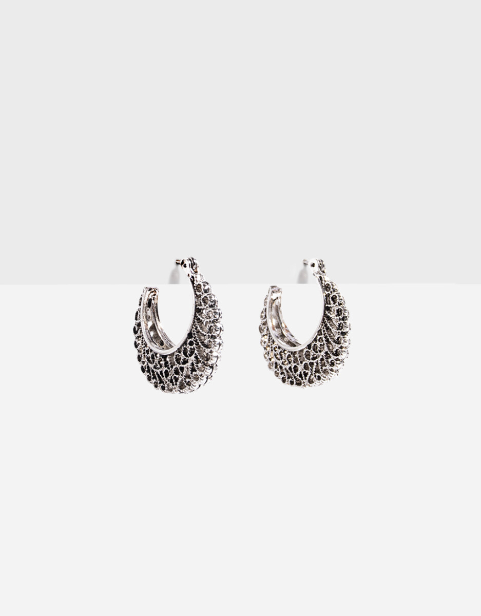 Argollas Con Tramado 