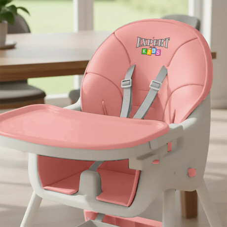 Silla De Comer Para Bebé Multiuso 2en1 Sillita Niños Rosado
