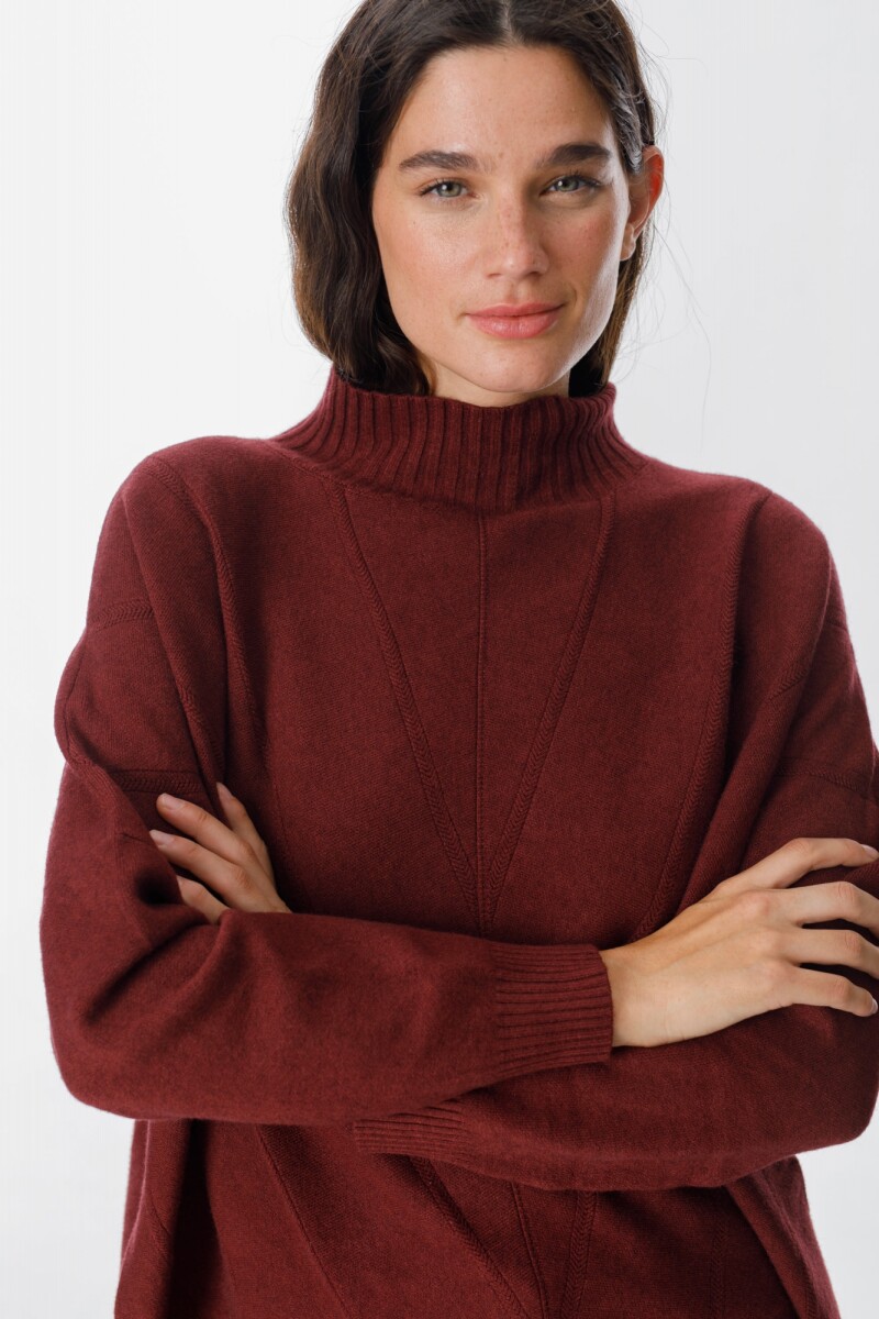 Sweater Luna Bordeaux