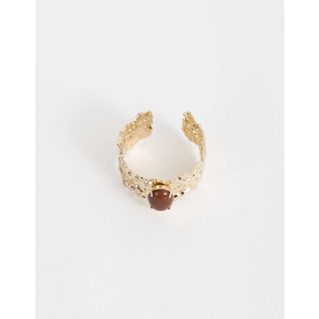 Brazaletes Piedra Dorado