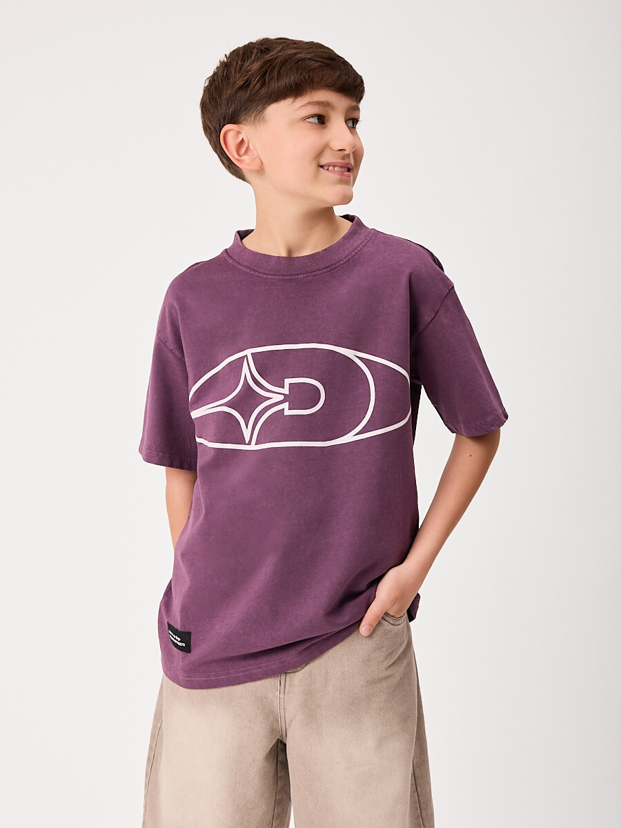 T-SHIRT M/C GUARIAN TEEN DIXIE - Uva 