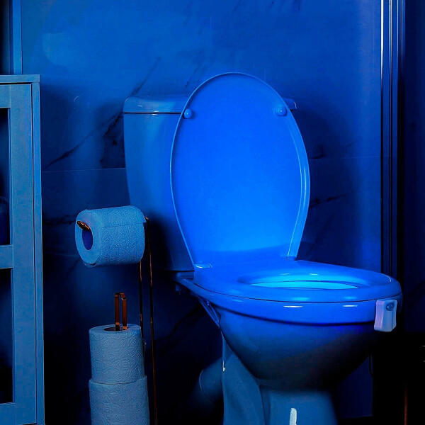 Luz Led Rgb Nocturna Multicolor Sensor Inodoro Water Baño Luz Led Rgb Nocturna Multicolor Sensor Inodoro Water Baño