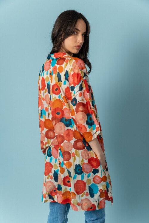 Blusa estampada dama Blusa estampada dama