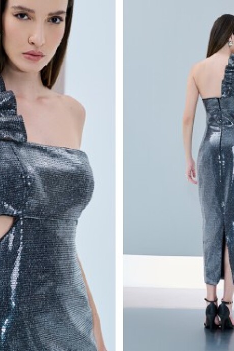 Vestido Ilda Gris