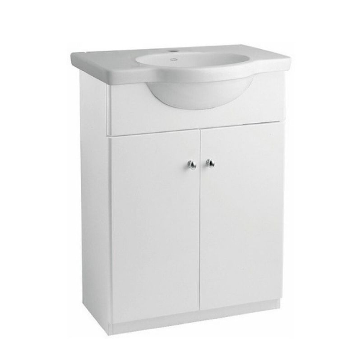 MUEBLE BAÑO BLANCO 64 CM CON MESADA MOD. VENECIA - FERRUM 