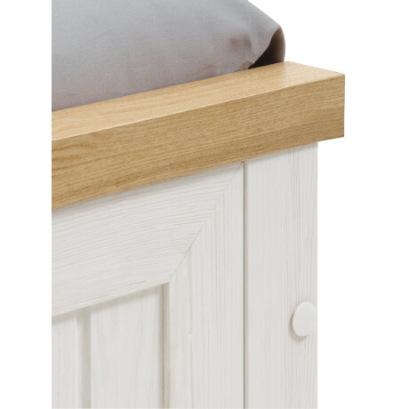 Estructura Cama Markskel 140X200 Roble/Blanco