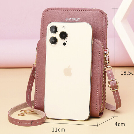 Porta celular para dama Bordó