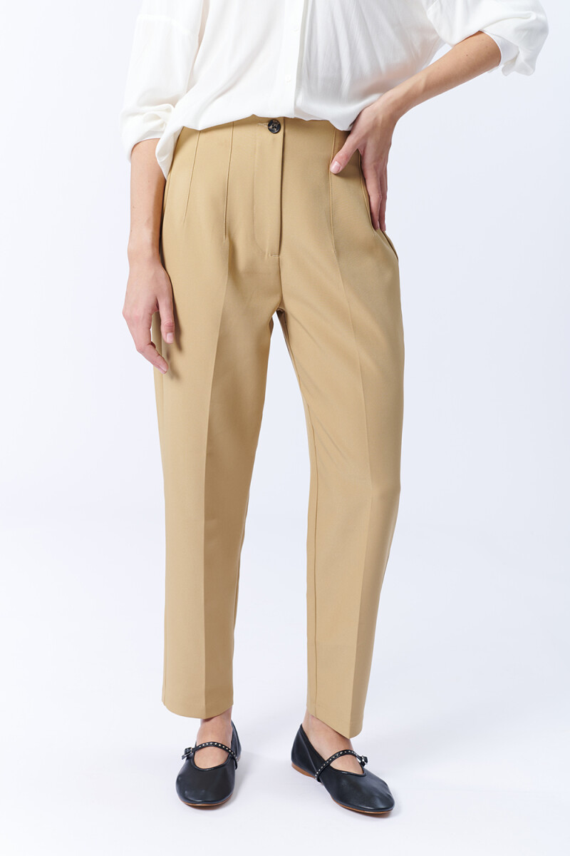 Pantalón vestir Beige