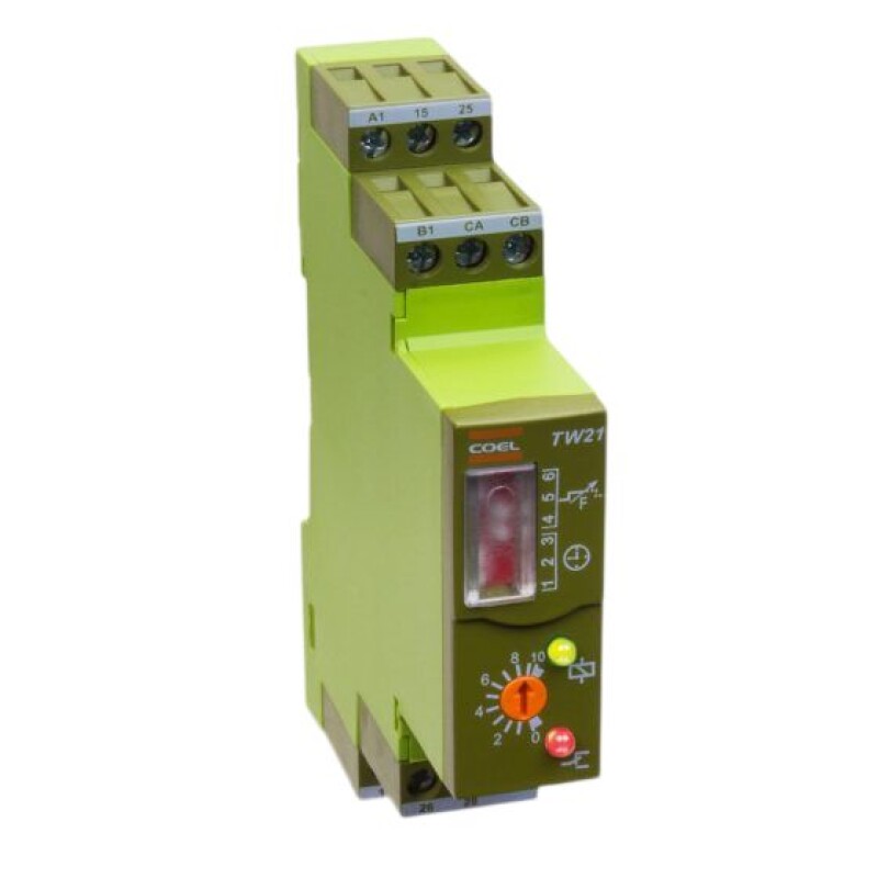 RELE TEMPORIZADOR TW21 MULTIFUNCION 1S-10H 220VCA/24VCC - COEL RELE TEMPORIZADOR TW21 MULTIFUNCION 1S-10H 220VCA/24VCC - COEL
