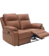 Sillon Recliner Apollo 2 Cuerpos Marrion Marron