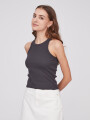 Musculosa Ethereum Gris Oscuro