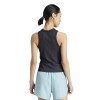 Musculosa Adidas All Gym Seasonal Rib Tight Fit 3 Rayas Negro