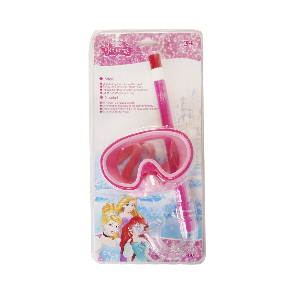 Set de Snorkel Infantil Princesas Disney para Más 7 Años 