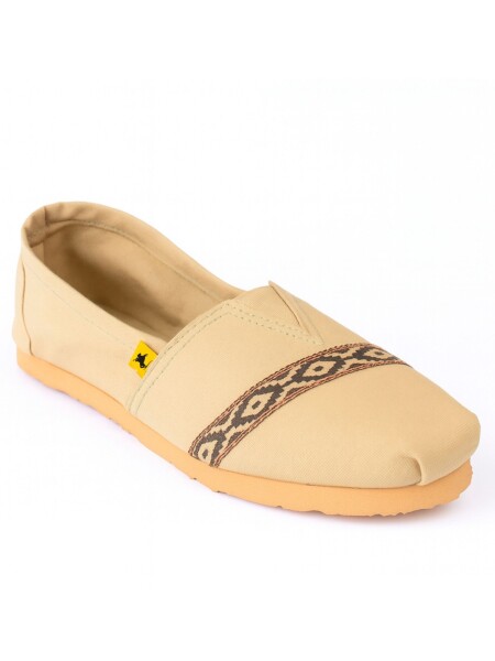 Alpargatas Lona Guarda Pampa Beige