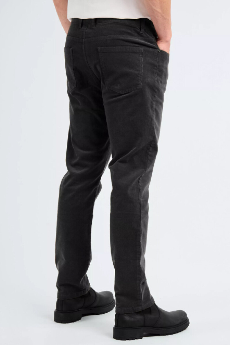 Pantalón Pana Gris Topo