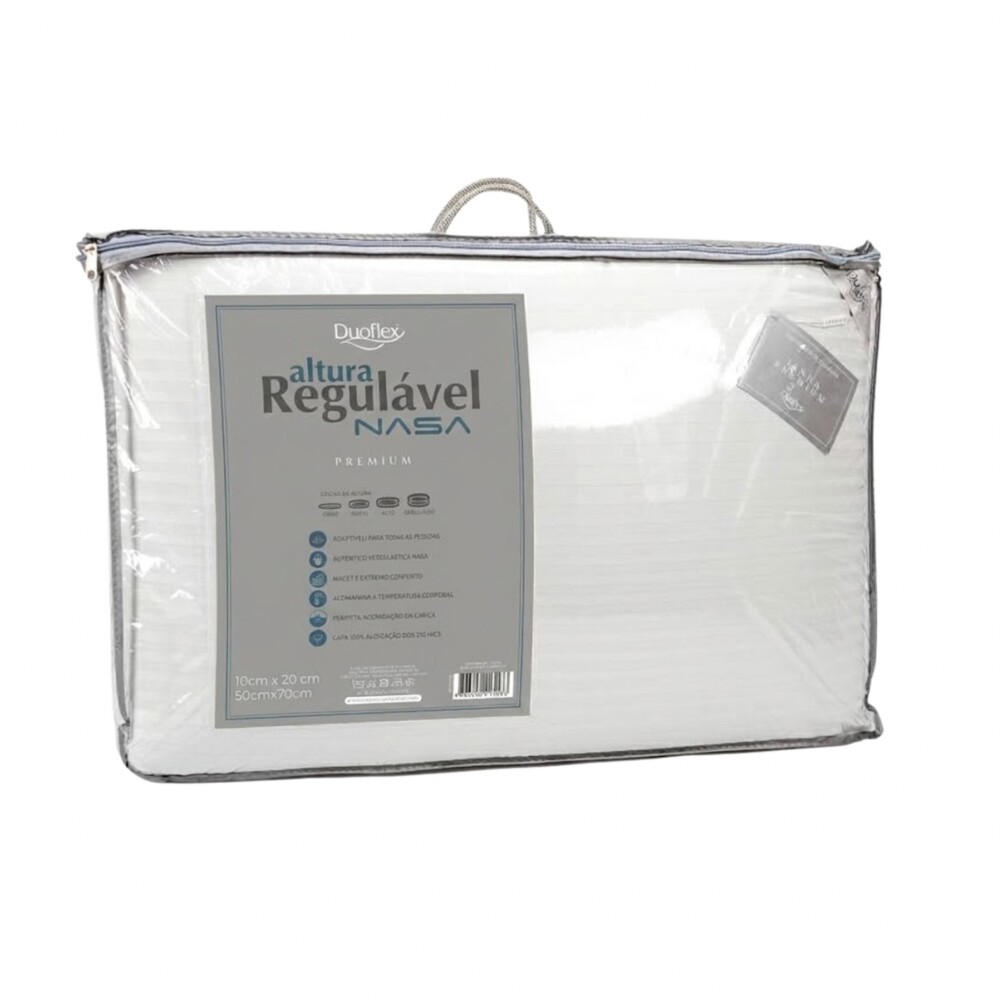 Almohada Altura Regulable Nasa Duoflex - Latex Blanco Almohada Altura Regulable Nasa Duoflex - Latex Blanco