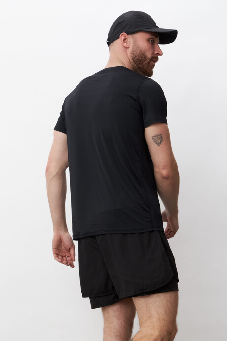 Remera Dry Fit Hombre Negra