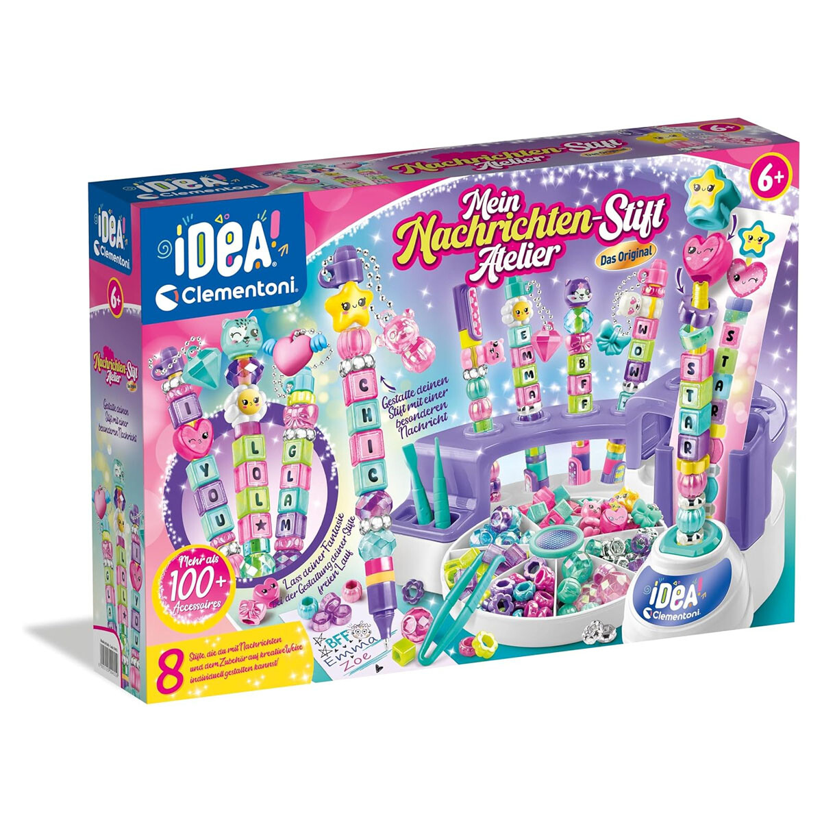 Set de manualidades con cuentas y bolígrafo personalizado Clementoni 