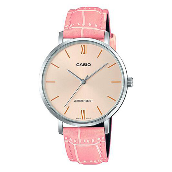 Reloj CASIO LTPVT01L-4BUDF Cuero Rosada Esfera 34mm 0