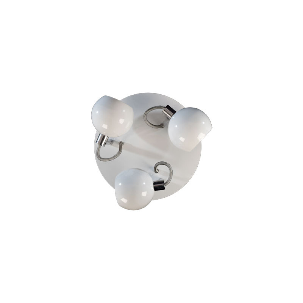 Spots móviles IRON blanco base redonda 3xGU10 50W - AI1034 